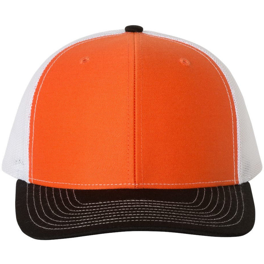 Orange/ White/ Black